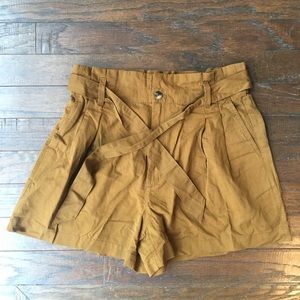 Madewell Paperbag Olive/Khaki Shorts